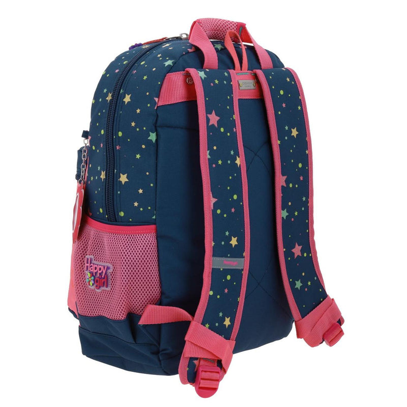 Mochila Azul Con Porta Tablet Para Niña Happy Girl By Chenson Estar