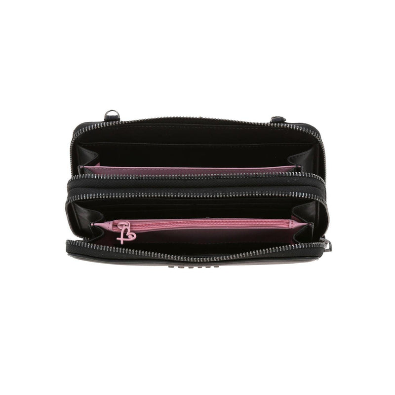 Cartera Negro Para Mujer Gorett Evelyn