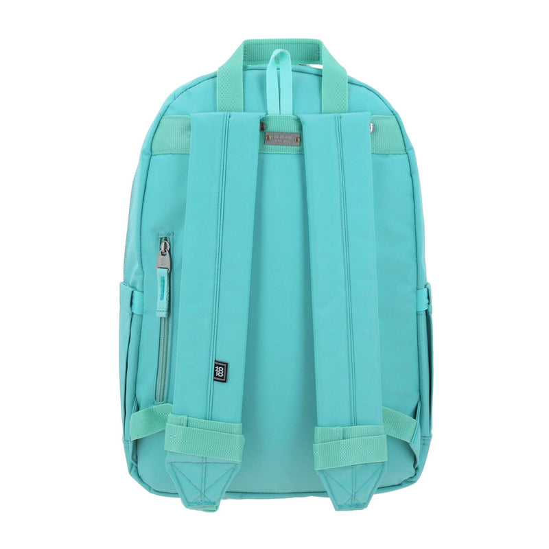 Mochila grande 1818 Unisex SOFTY Turquesa con Porta Laptop de hasta 15".