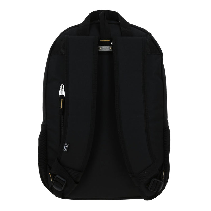 Mochila Grande 1818 Unisex Port Negro Con Porta Laptop De Hasta 15".