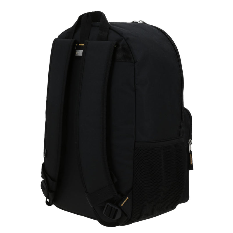 Mochila Grande 1818 Unisex Port Negro Con Porta Laptop De Hasta 15".