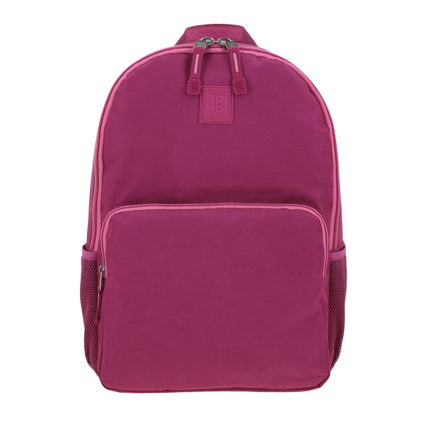 Mochila grande 1818 Unisex PORT Fucsia con Porta Laptop de hasta 15".