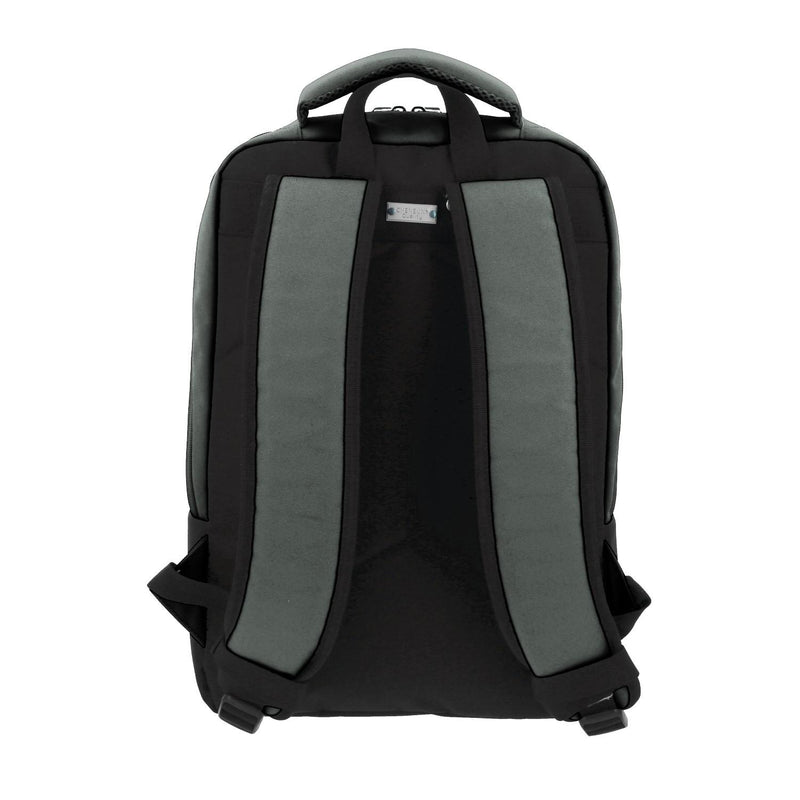 Mochila Grande 1818 Unisex Wynn Gris Con Porta Laptop De Hasta 15".