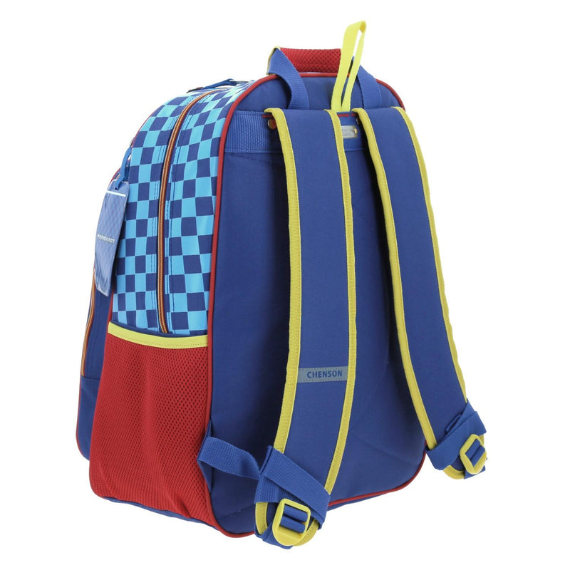 Mochila Azul Grande Mario Bros Para Niño Chenson Mech