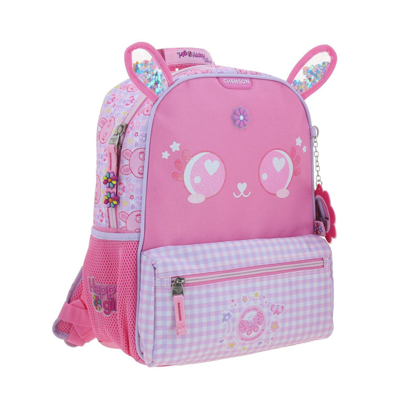 Mochila Rosa Para Niña Happy Girl By Chenson Lepin