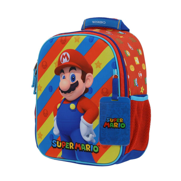 Mochila Roja Mario Bros Para Niño Chenson Drivuen