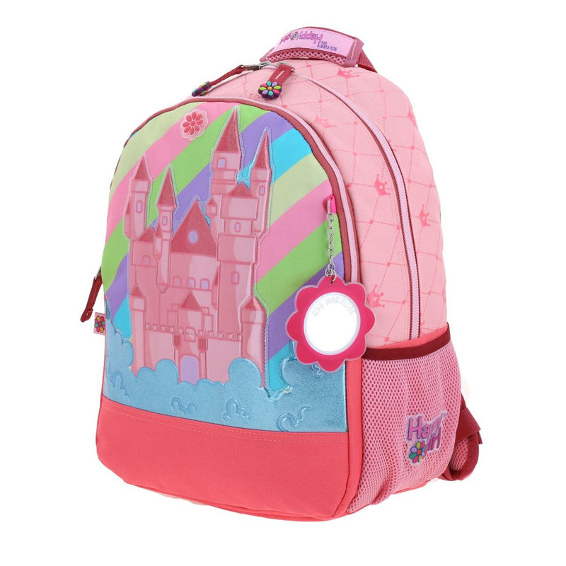 Mochila Rosa Grande Porta Tablet Para Niña Happy Girl By Chenson Cast