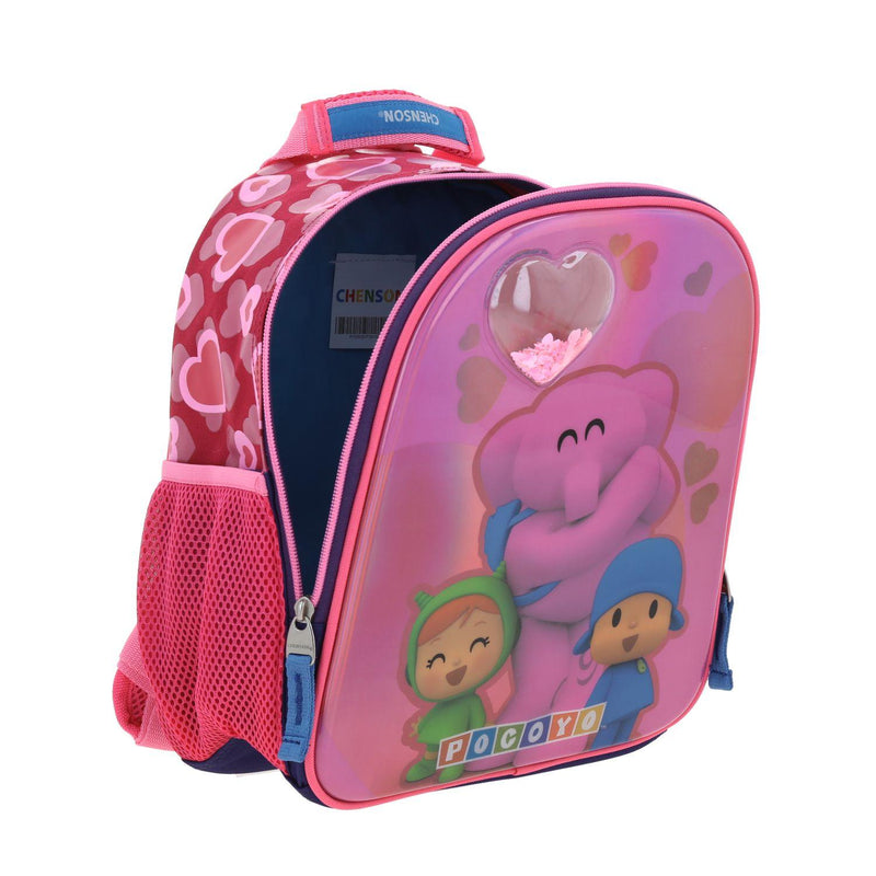 Mochila Chica Rosa Pocoyo Para Niña Chenson Elina