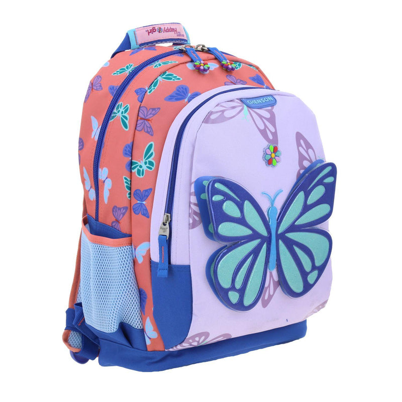 Mochila Azul Grande Para Niña Happy Girl By Chenson Buter.