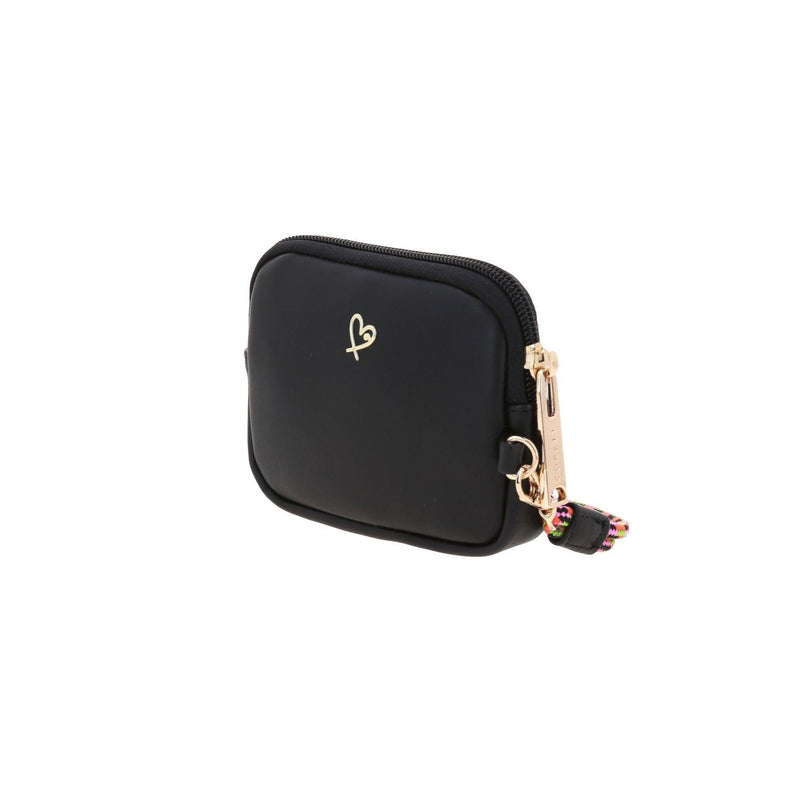 Monedero Para Mujer Negro Gorett Hortensia