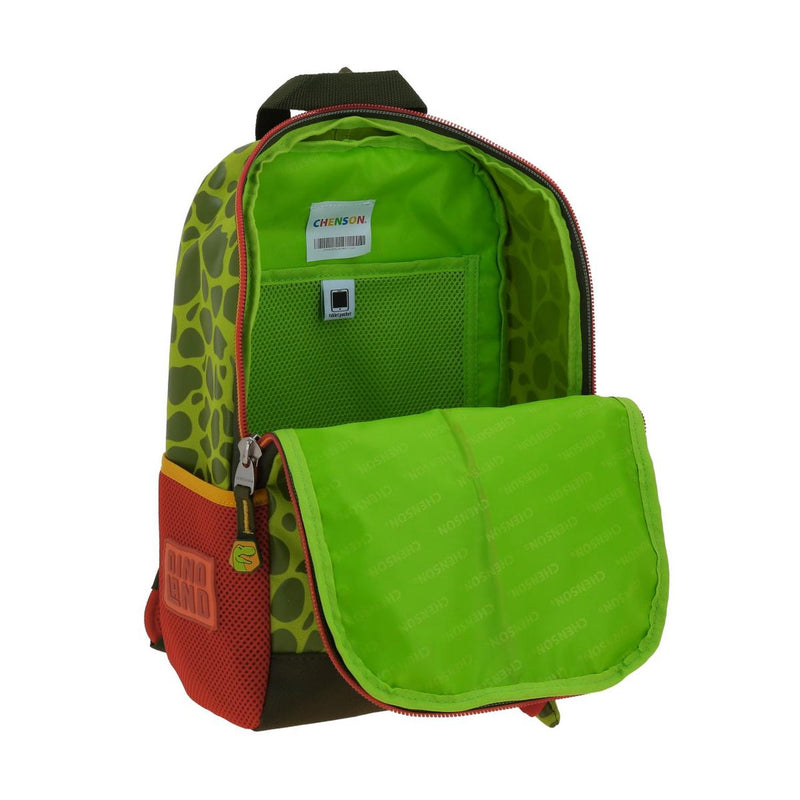 Mochila Verde De Dinosaurio Chica Para Niño Chenson Espin