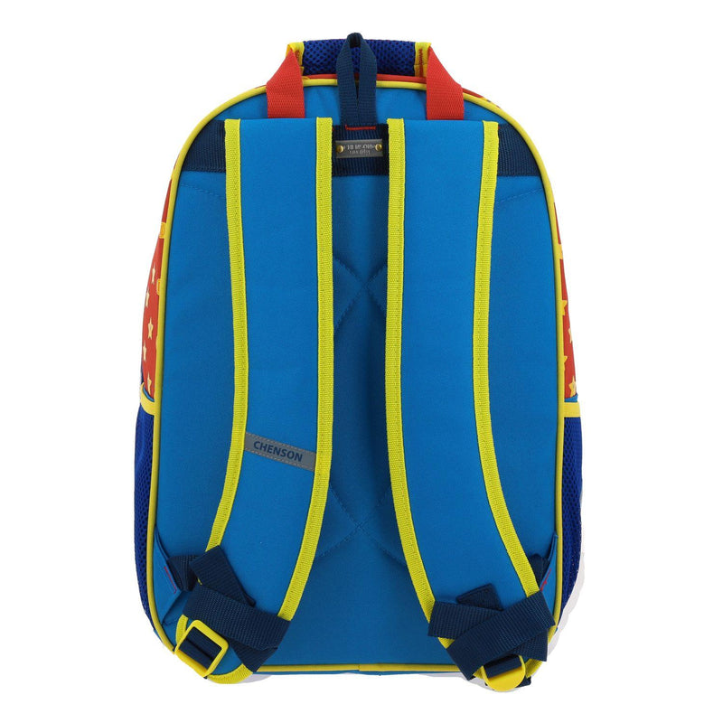 Mochila Grande Para Niño Chenson Mario Bros Azul Myst