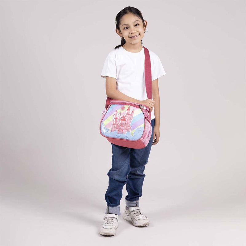 Lonchera Rosa Para Niña Happy Girl By Chenson Cast