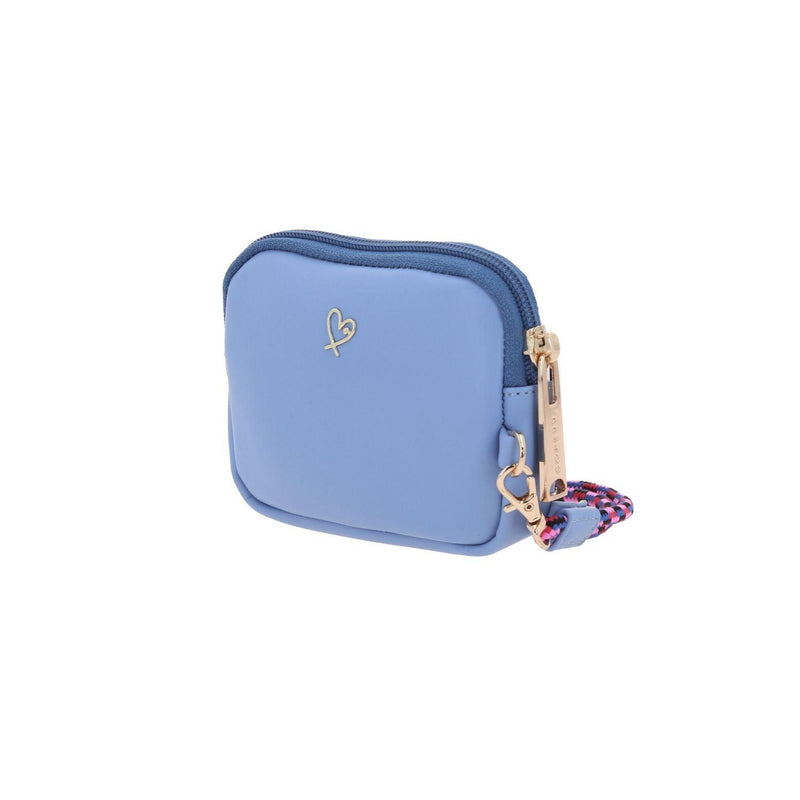 Monedero Para Mujer Azul Gorett Hortensia