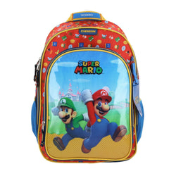 Mochila Azul Mario Bros Para Niño Chenson Fiant