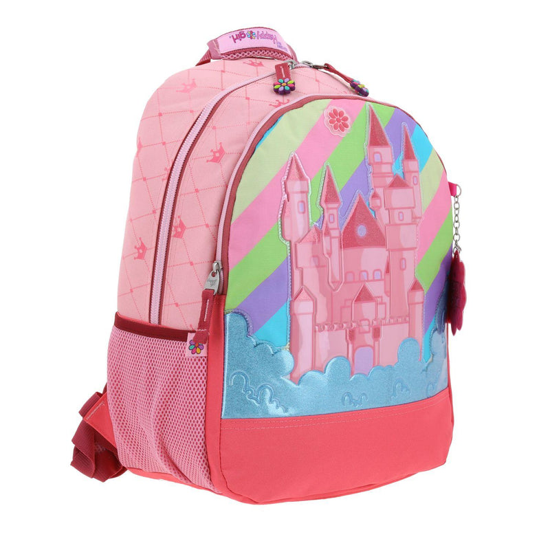 Mochila Rosa Grande Porta Tablet Para Niña Happy Girl By Chenson Cast