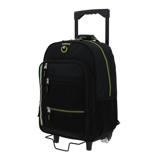 Mochila Negra Con Ruedas Grande Para Niño Chenson Chey