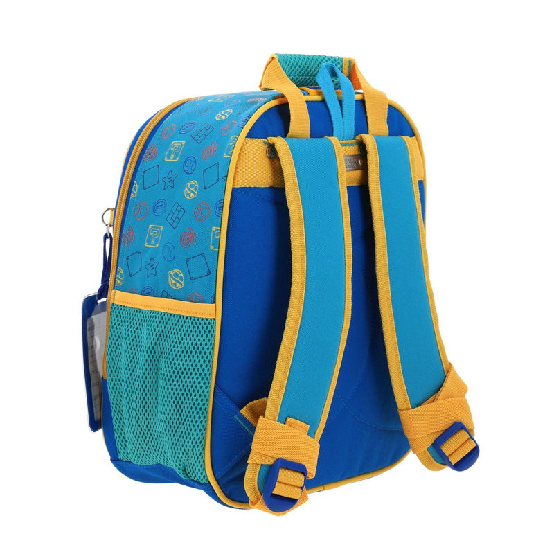 Mochila Azul Mario Bros Para Niño Chenson Shiyo