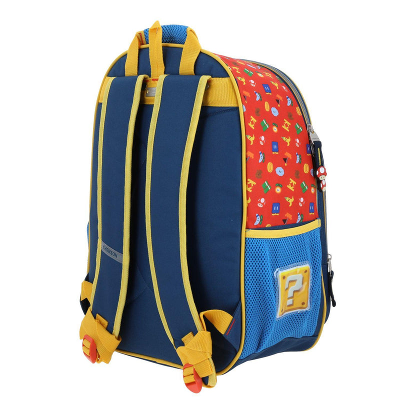 Mochila Azul Mario Bros Para Niño Chenson Fiant