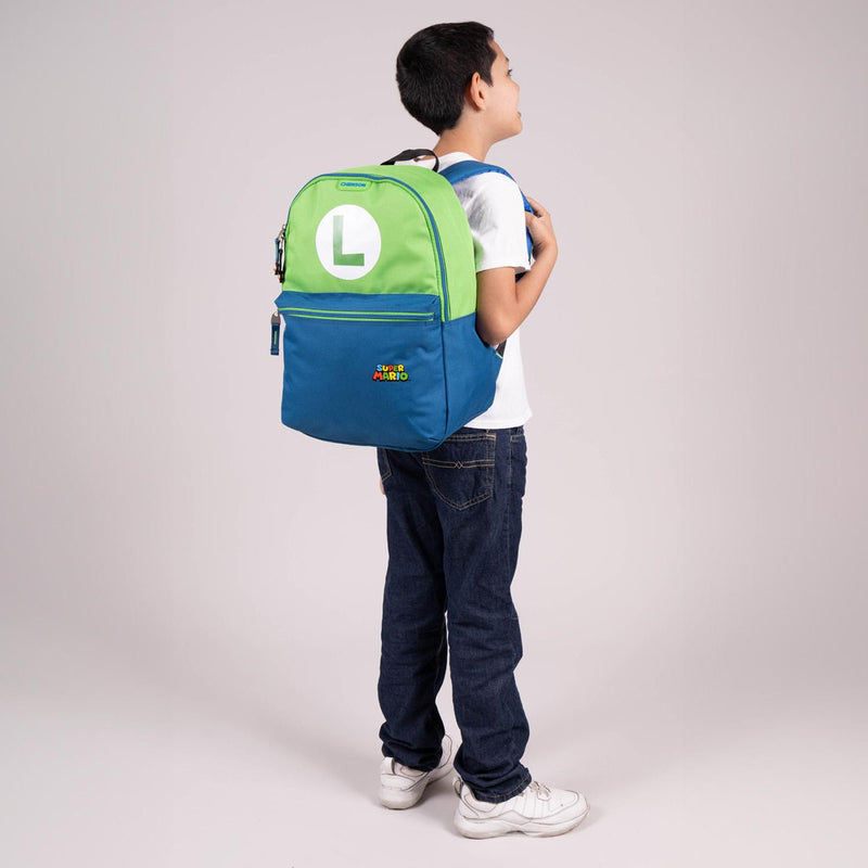 Mochila Verde De Luigi Para Niño Chenson Tonsky