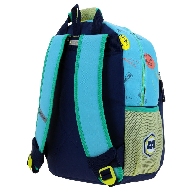 Mochila Azul Monsters At Work Mediana Para Niño Chenson Aufter