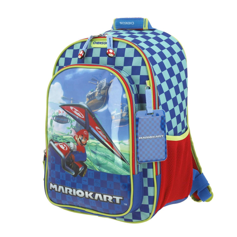 Mochila Azul Mario Bros Para Niño Chenson Flewn