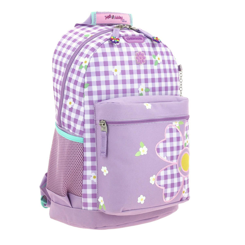 Mochila Lila Grande Con Porta Tablet Para Niña Happy Girl By Chenson Ampin