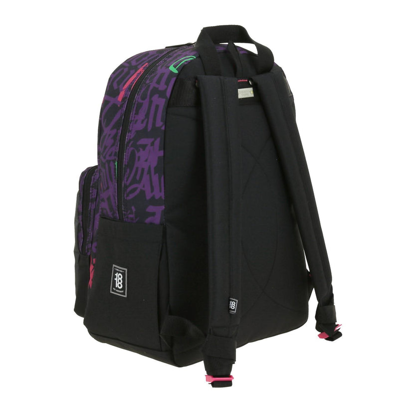 Mochila Para Laptop Negra Villanas 1818 Lefi