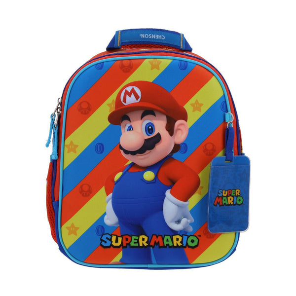 Mochila Roja Mario Bros Para Niño Chenson Drivuen