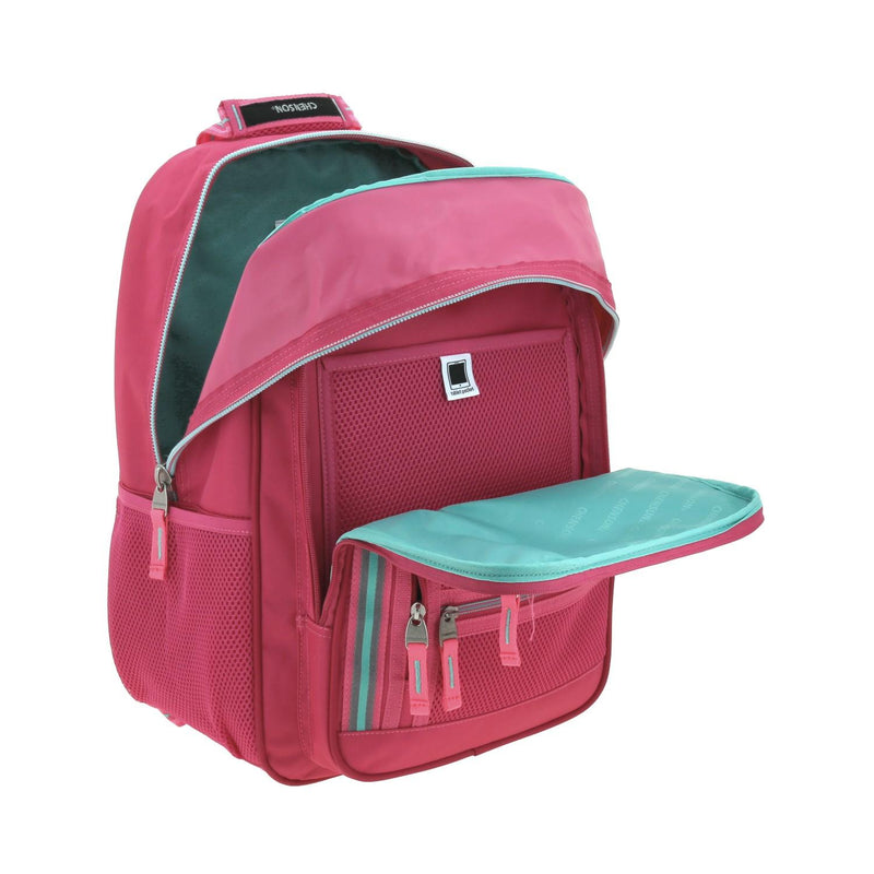 Mochila Rosa Con Porta Tablet Chenson Chey