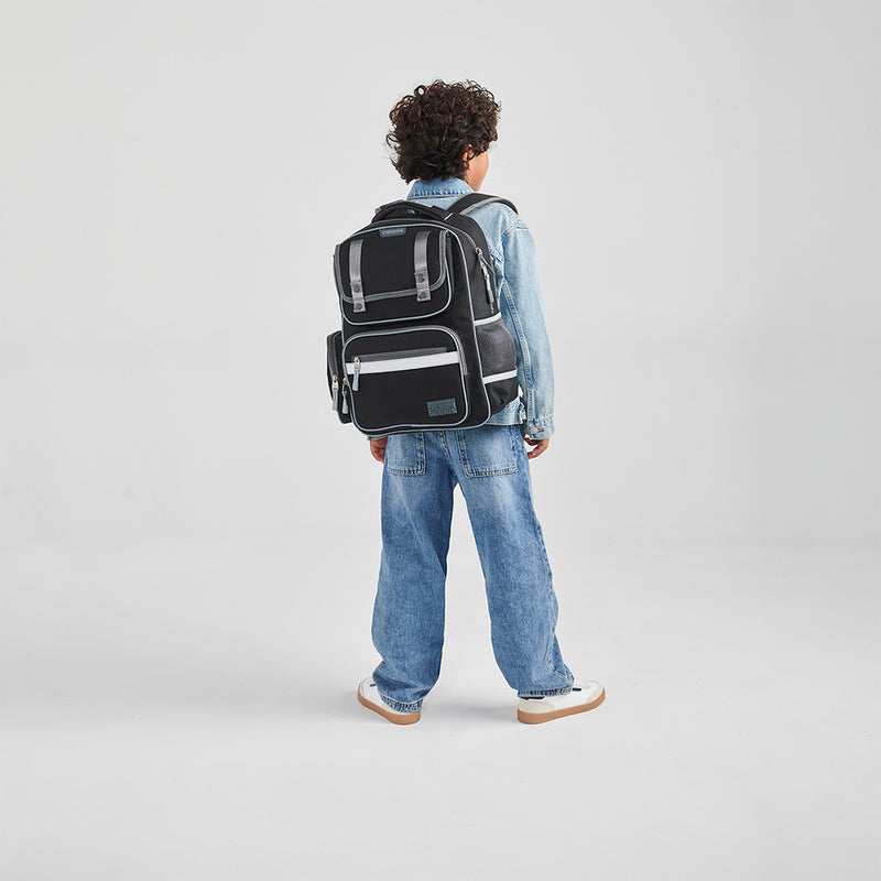 Mochila Negra Escolar Chenson Original Strong