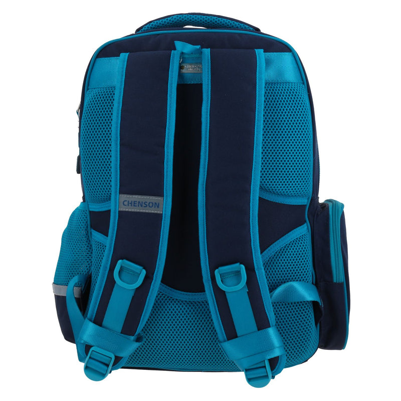 Mochila Turquesa Escolar Chenson Original Strong