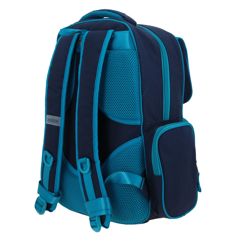 Mochila Turquesa Escolar Chenson Original Strong