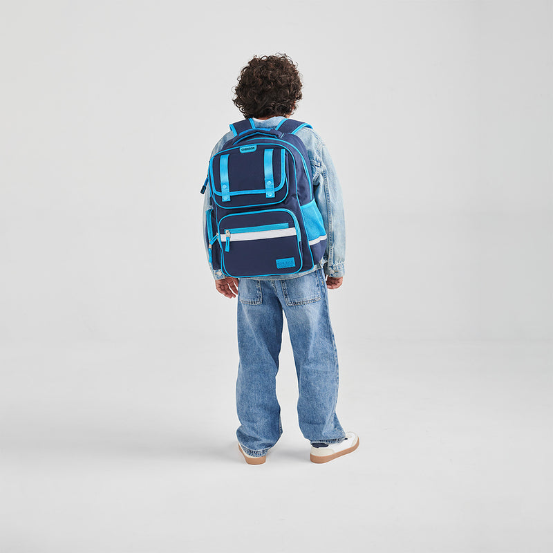 Mochila Turquesa Escolar Chenson Original Strong