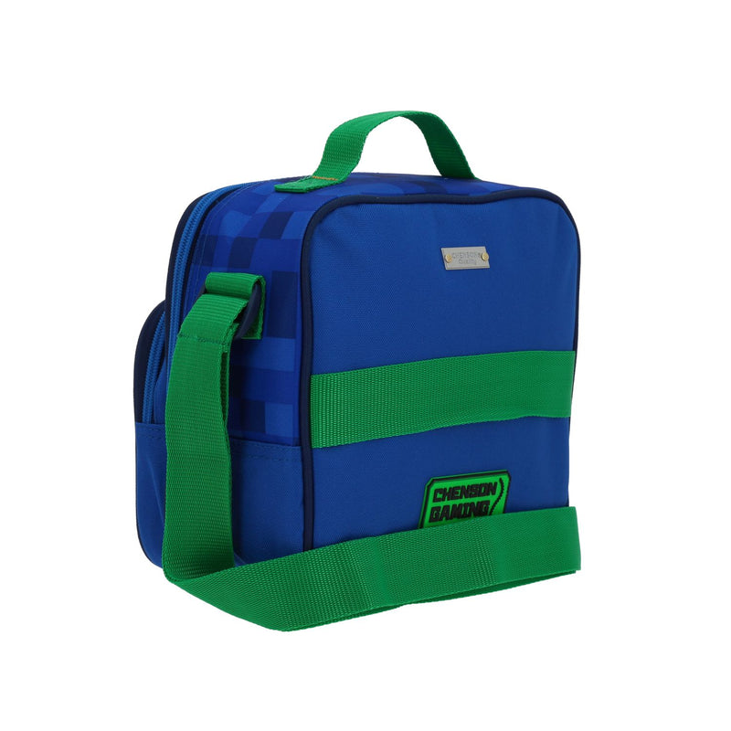 Lonchera Azul Escolar con Diseño Gamer Chenson Original Galaga