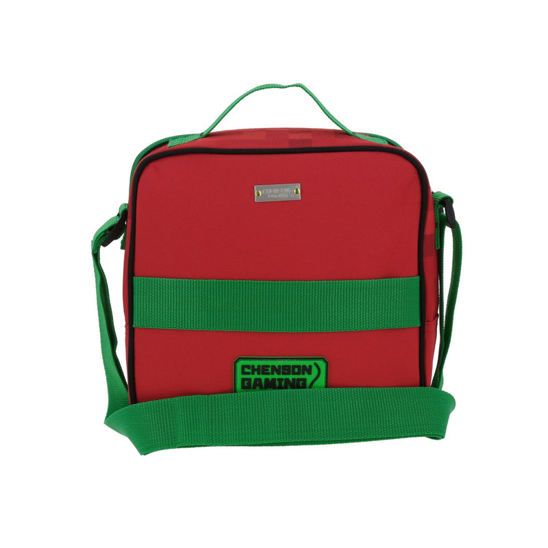 Lonchera Roja Escolar con Diseño Gamer Chenson Original Galaga