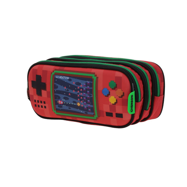 Lapicera Roja Diseño Gamer Chenson Original Galaga