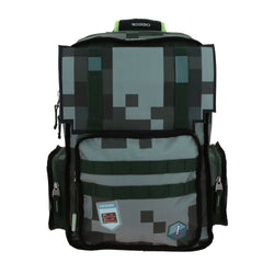 Mochila Verde Escolar con Diseño Pixeleado Chenson Original Pixels