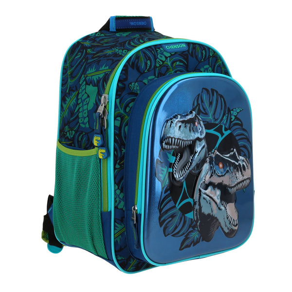 Mochila Azul Escolar con Diseño de Dinosaurios 6D Chenson Raptors