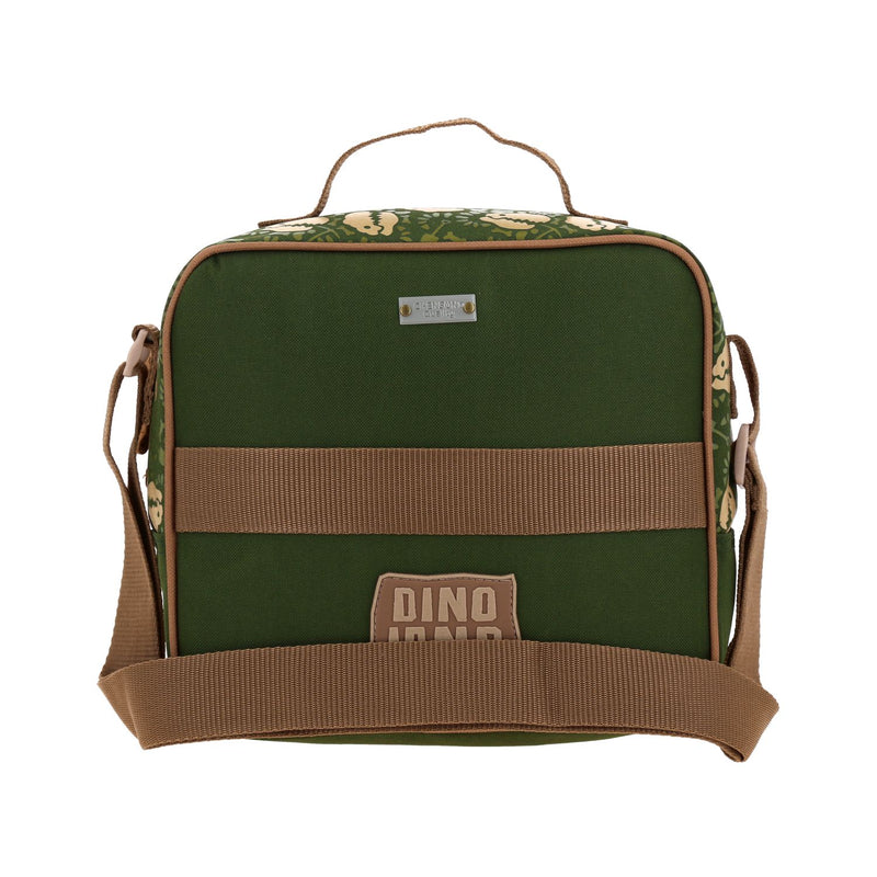 Lonchera Verde Militar con Diseño de Dinosaurio Chenson Original Sagaz