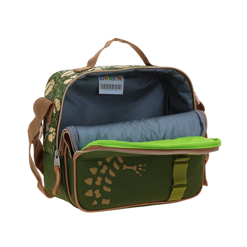 Lonchera Verde Militar con Diseño de Dinosaurio Chenson Original Sagaz