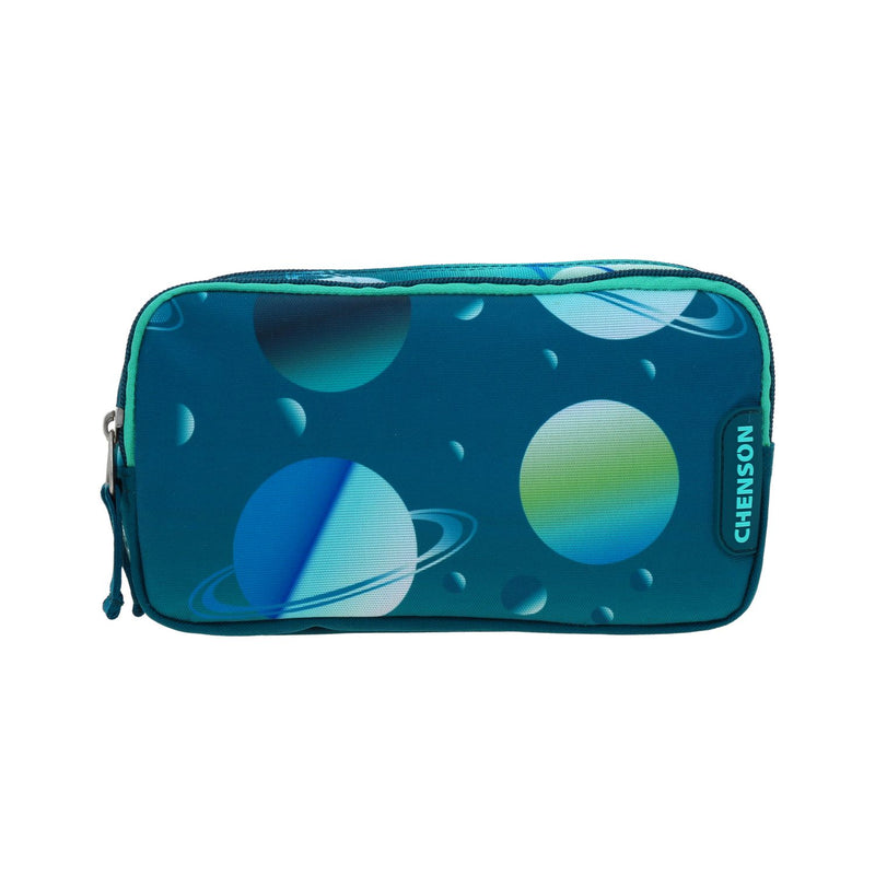 Lapicera Azul Con Planetas Chenson Original Anter