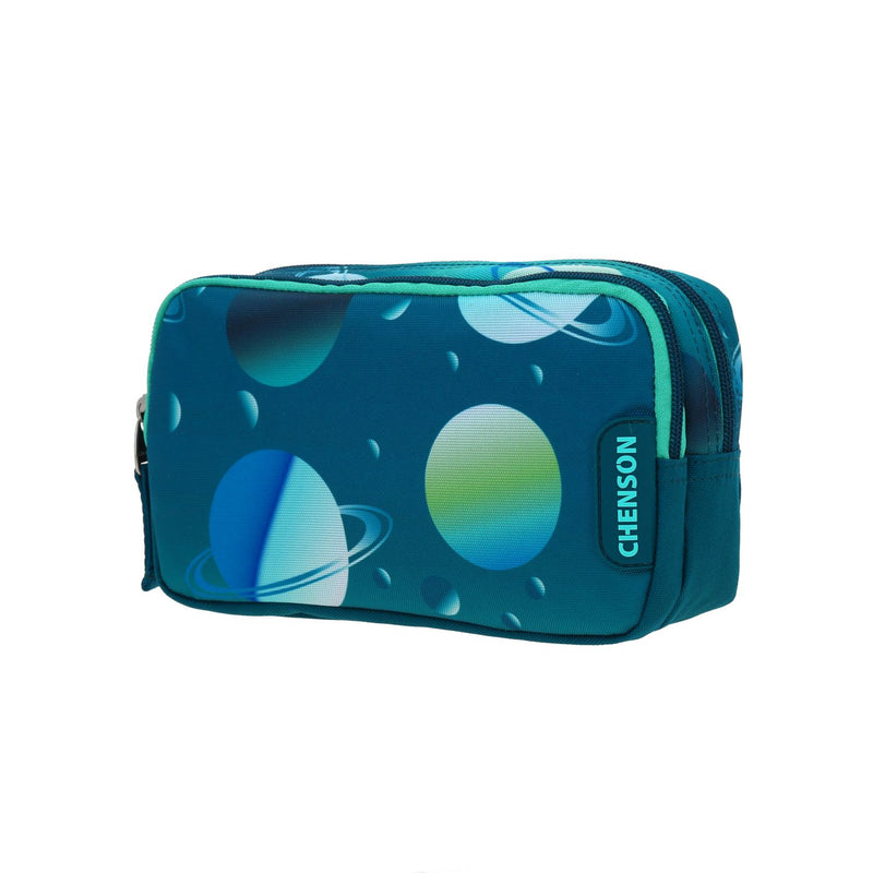 Lapicera Azul Con Planetas Chenson Original Anter