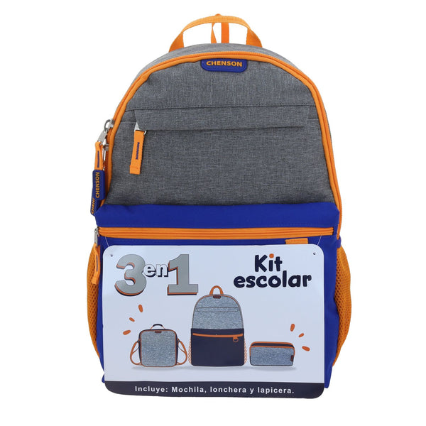 Kit Escolar Azul Chenson Original Keto