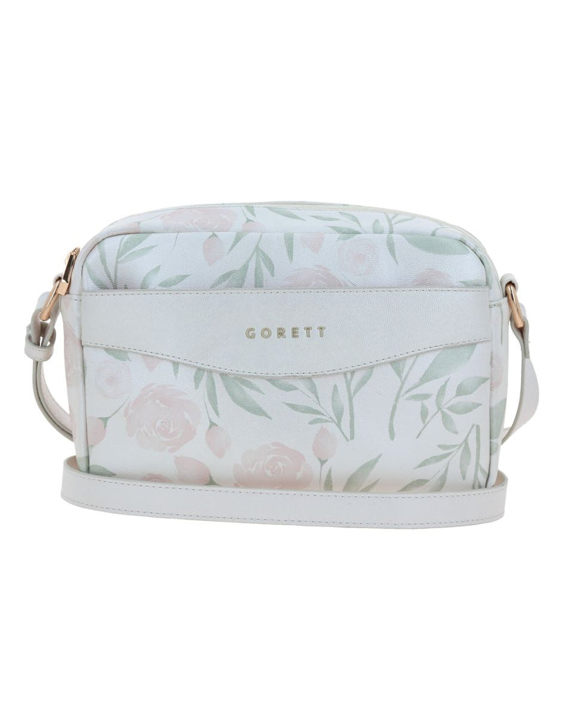 Crossbody Blanco Compacto Gorett Colección Zoey.