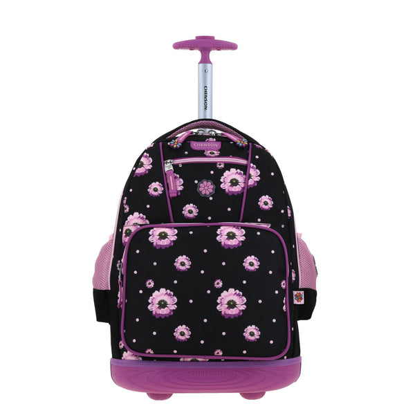 Mochila con Ruedas Color Negro Chenson Happy Girl Suji