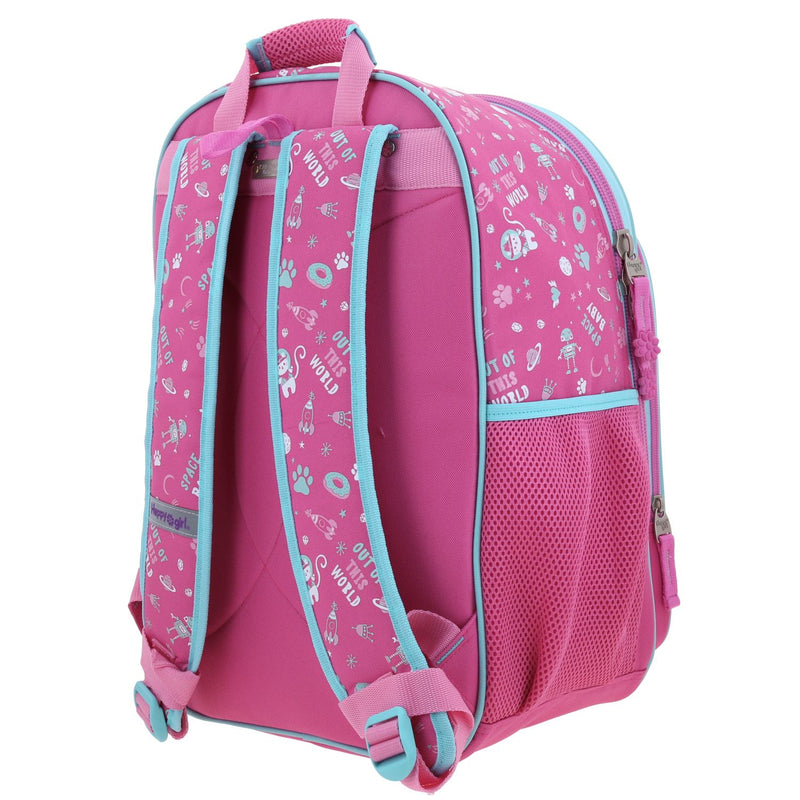 Mochila Rosa con Gatito y Confeti Encapsulado Happy Girl Ajua