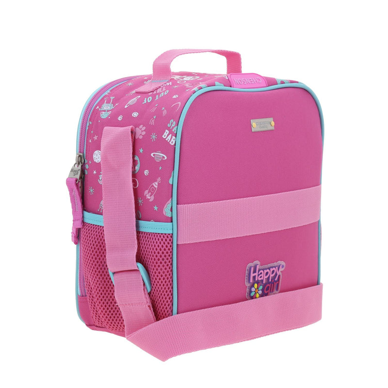 Lonchera Rosa Happy Girl Ajua