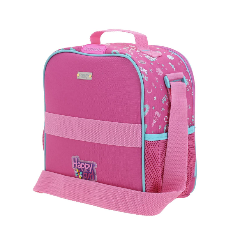 Lonchera Rosa Happy Girl Ajua