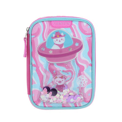 Lapicera Rosa Gatito Espacial Happy Girl Ajua